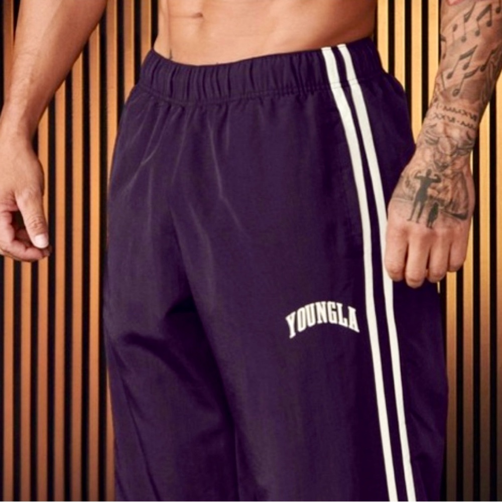 YoungLA Most Popular Flagship Track Pants in Sold Out Purple